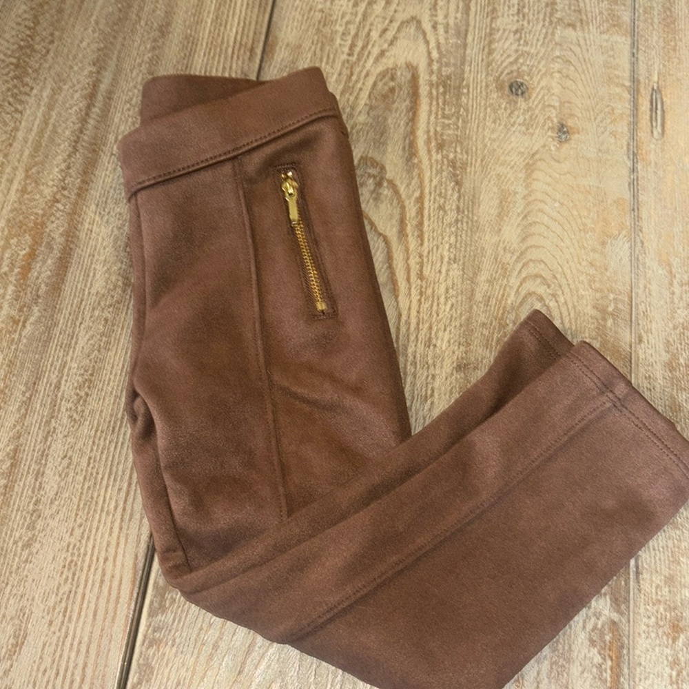 Brown Suede Pants